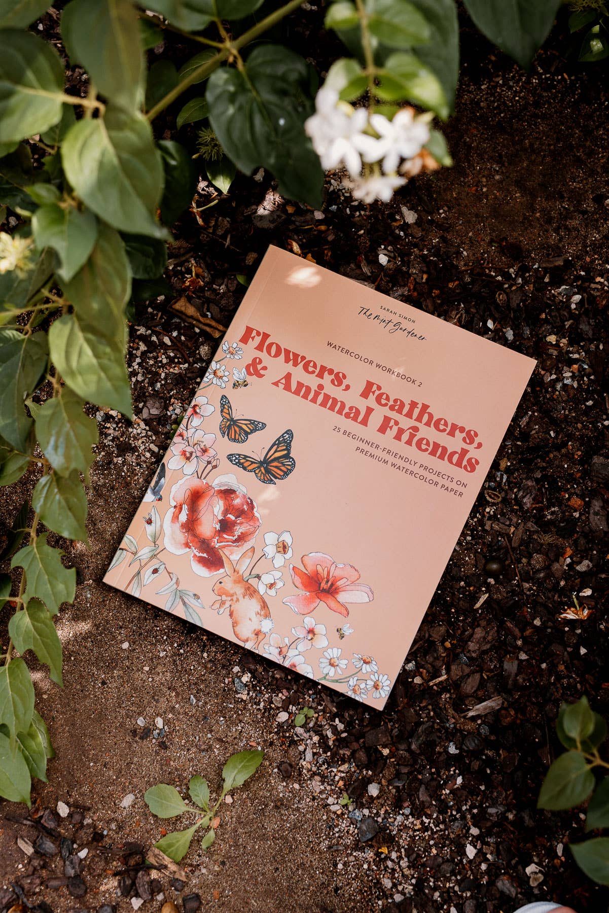 Flowers, Feathers, & Animals Watercolor Workbook