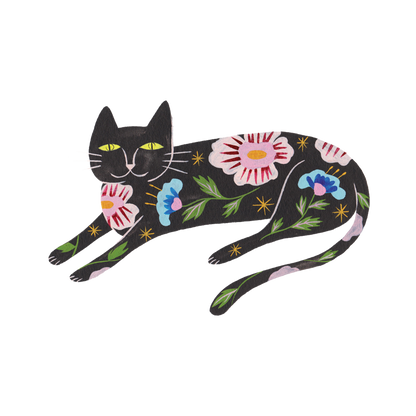 Flower Cat Tattoo Pair