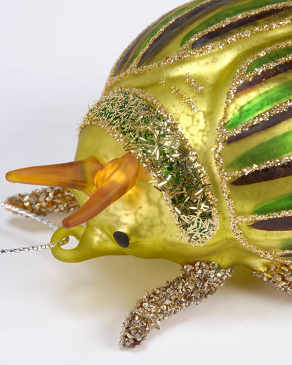 Glass Beetle Ornament
