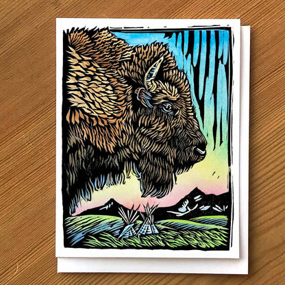 Buffalo Returning Home Card