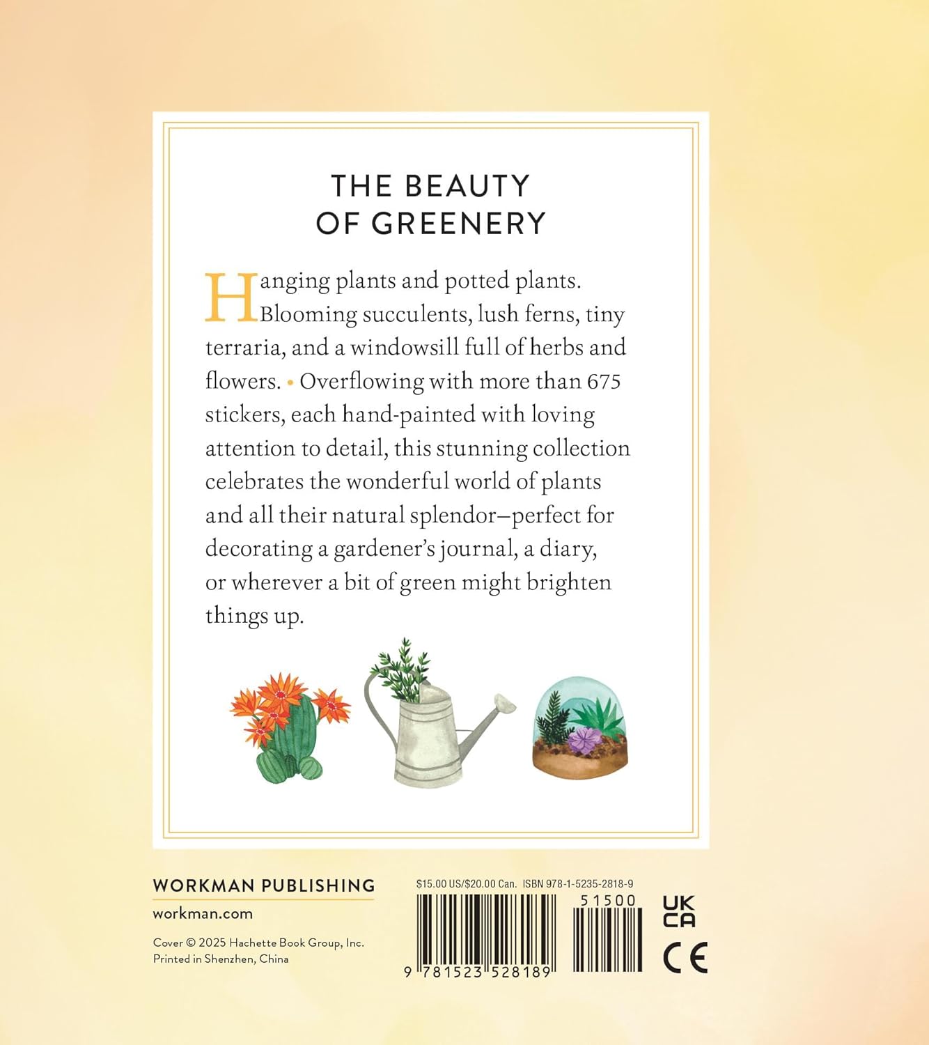 A Plant Lover's Sticker Book