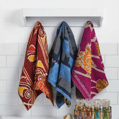 Assorted Kantha Dishtowel