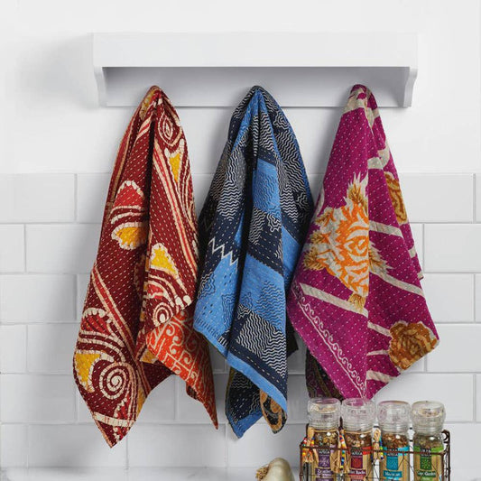 Assorted Kantha Dishtowel