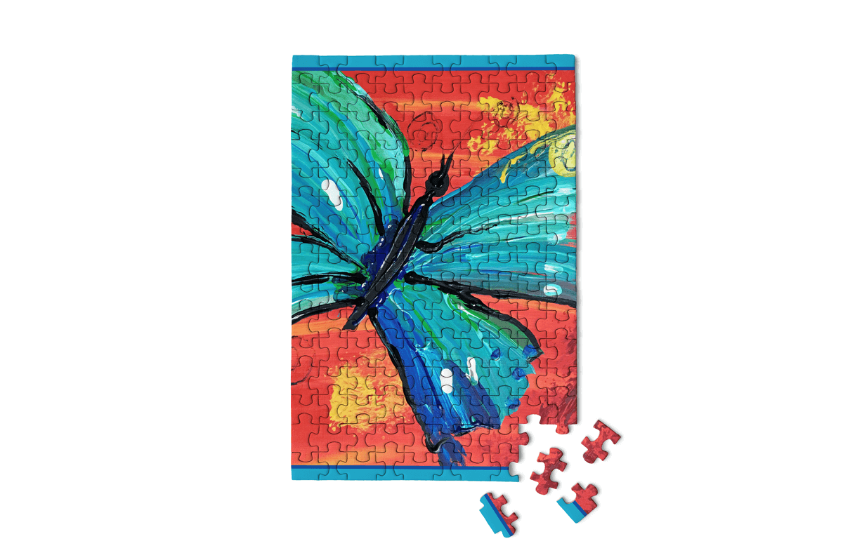 Yellow Butterfly Micro Puzzle