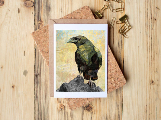 Raven Greeting Card