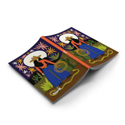 Desert Cowgirl Layflat Notebook