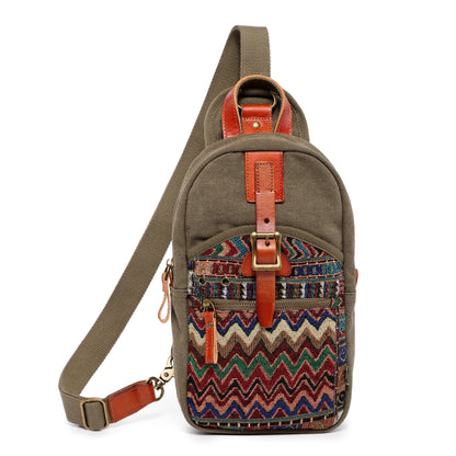 Four Seasons Sling Bag in Olive