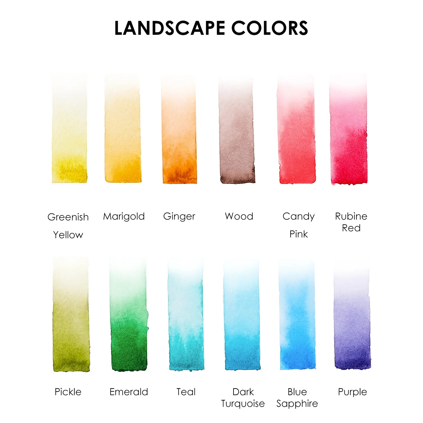 Landscape Pocket Watercolor Set