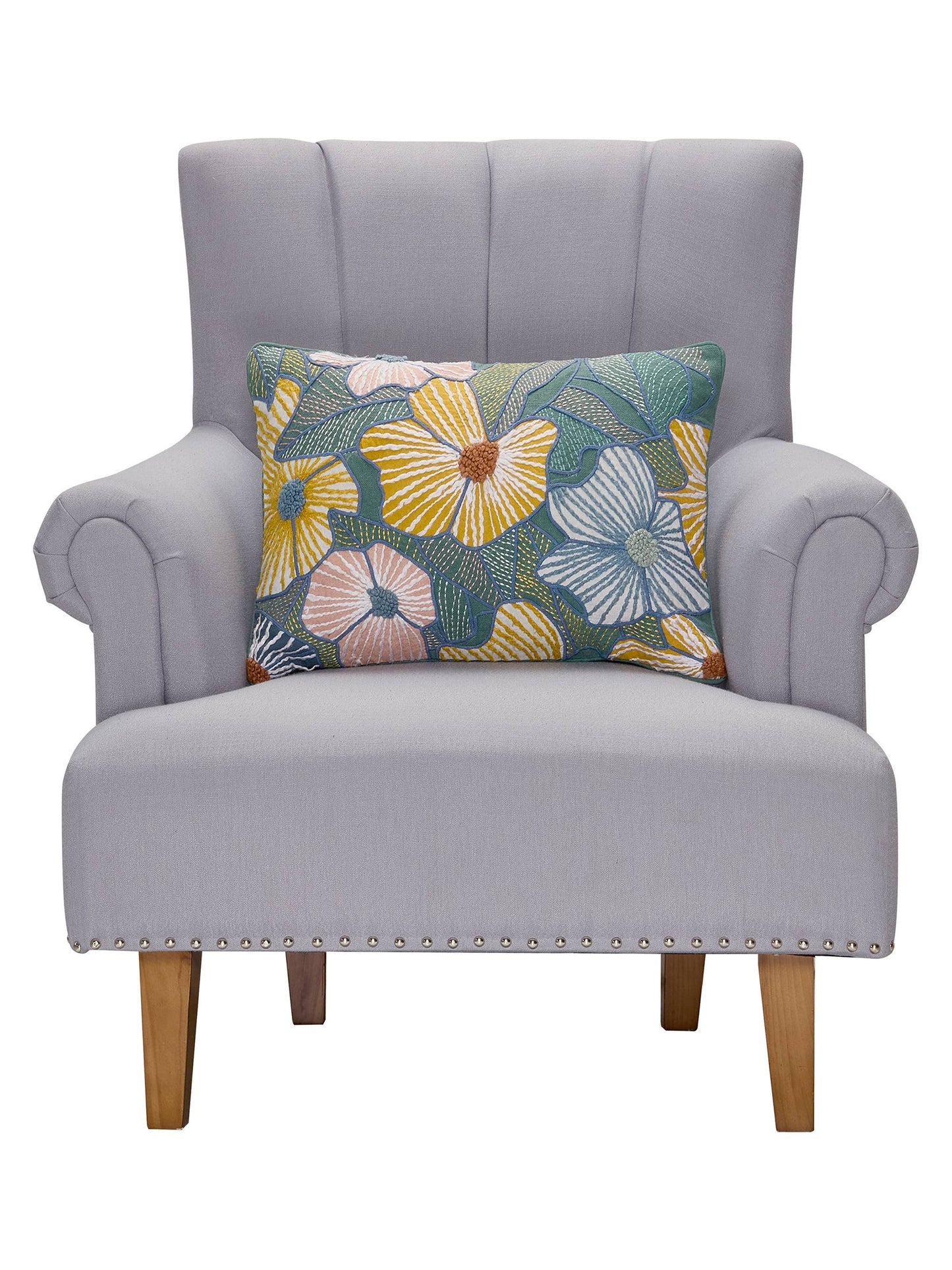 Bright Flowers Pillow