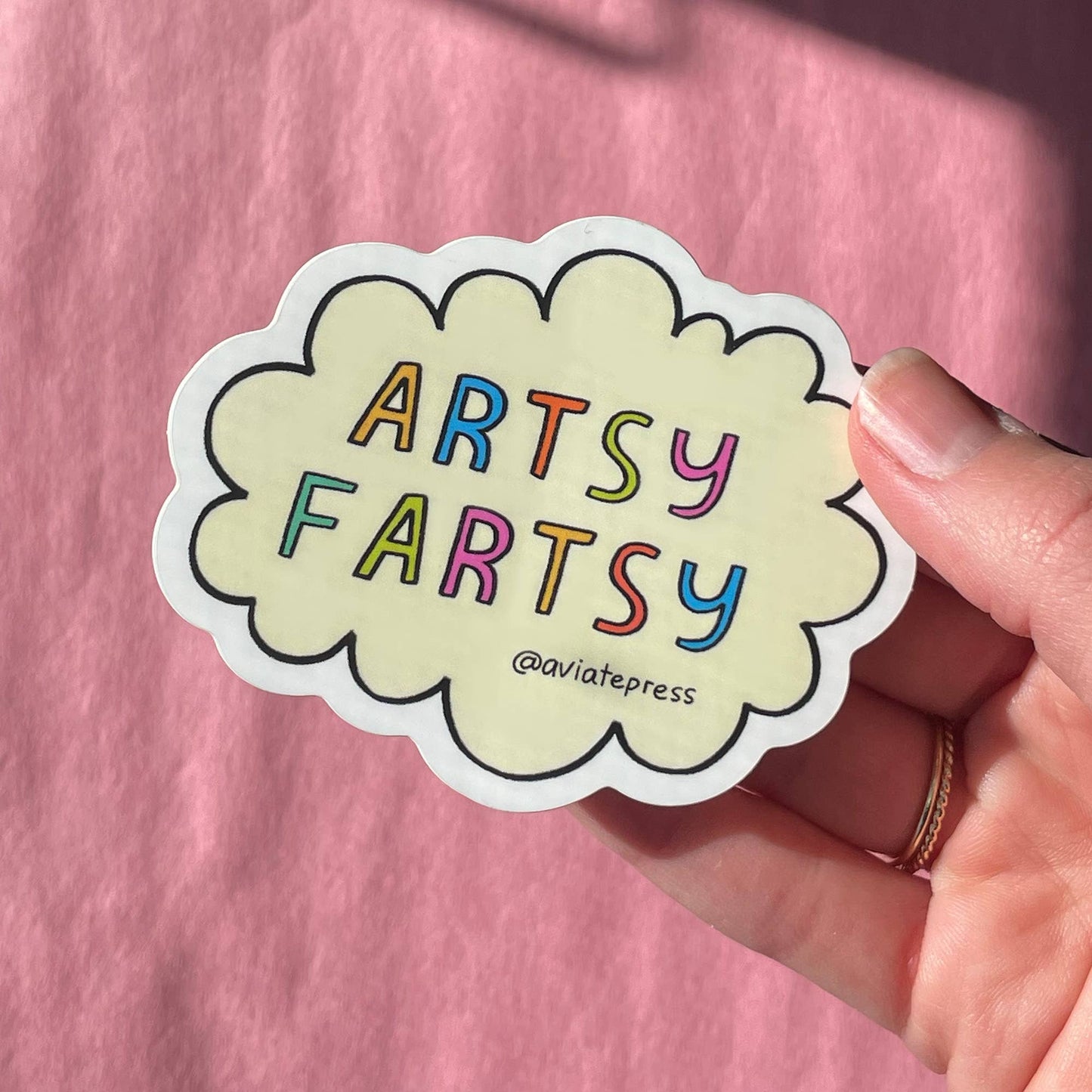 Cute Artsy Fartsy Sticker