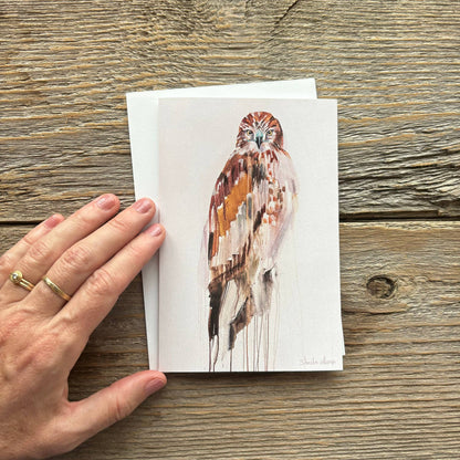 Red-Tailed Hawk Card