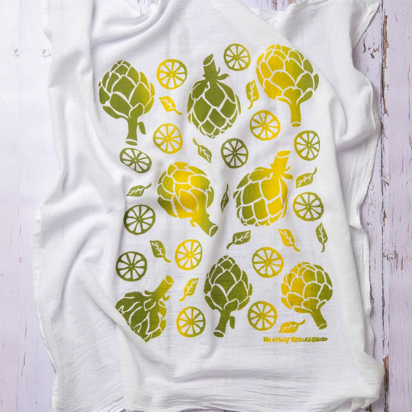 Artichoke Flour Sack Tea Towel