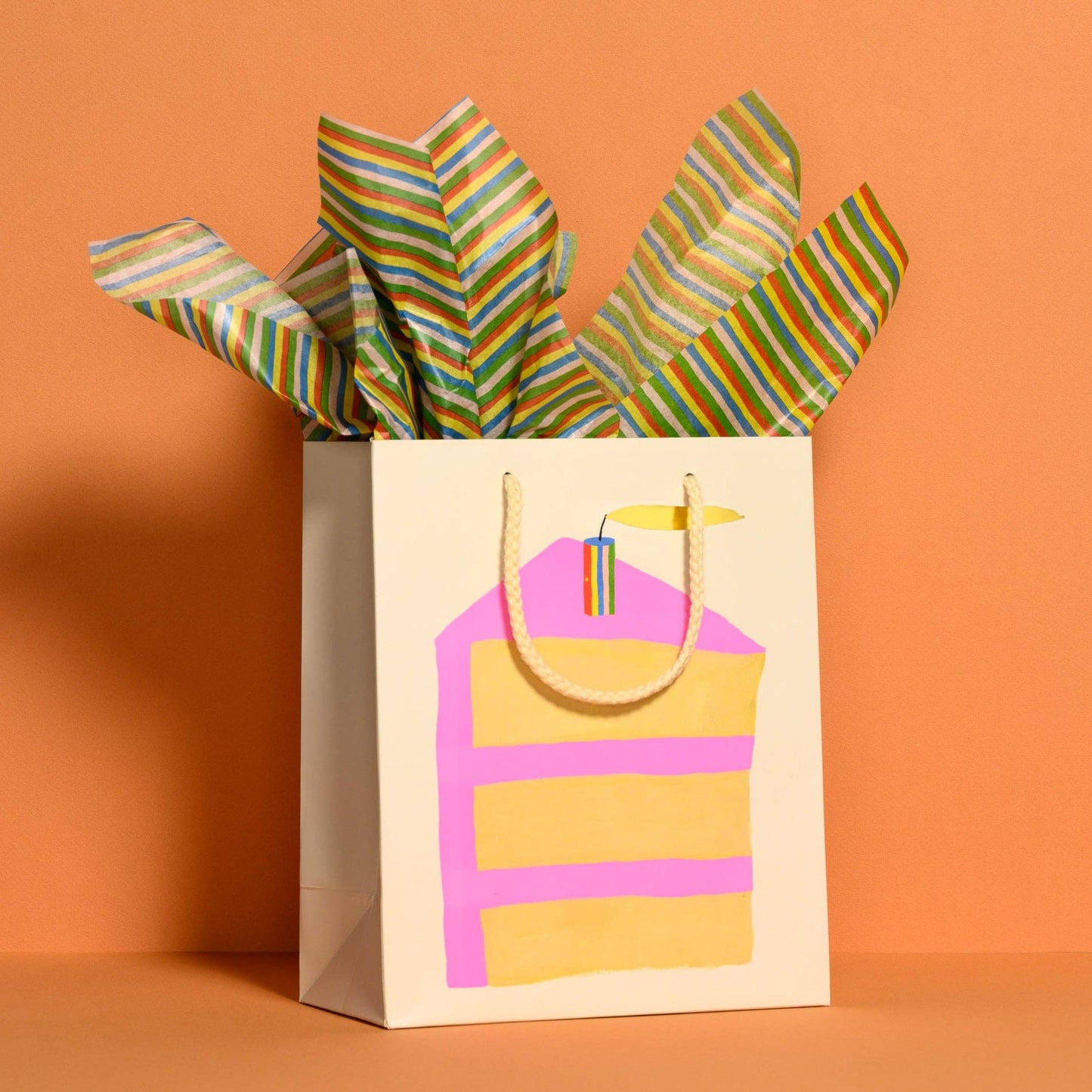 Colorful Stripe Tissue Paper Pack
