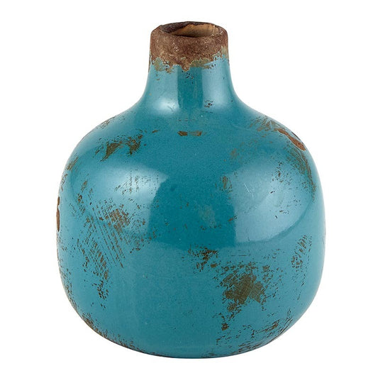 Teal Mini Vase