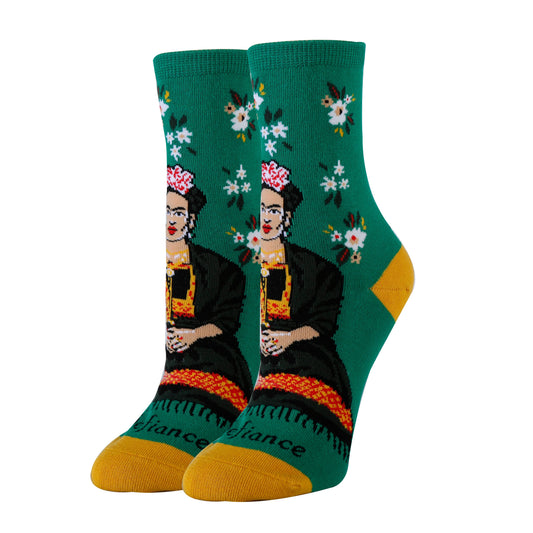 Frida Cotton Crew Socks