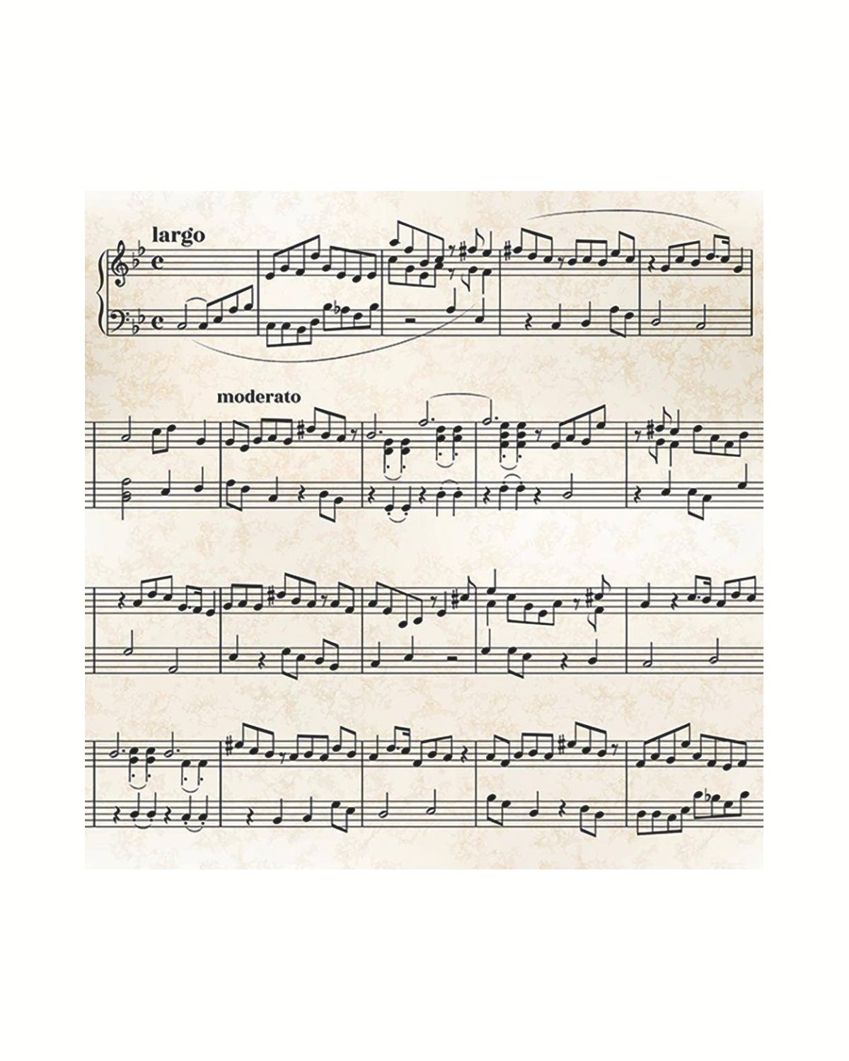 Sheet Music Beverage Napkins