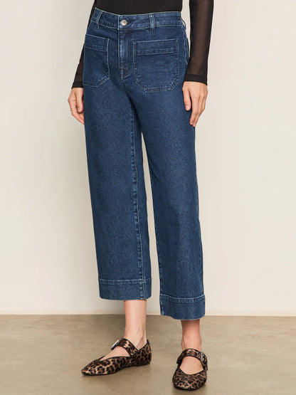 Marine Crop Jean in Aspen | Sanctuary