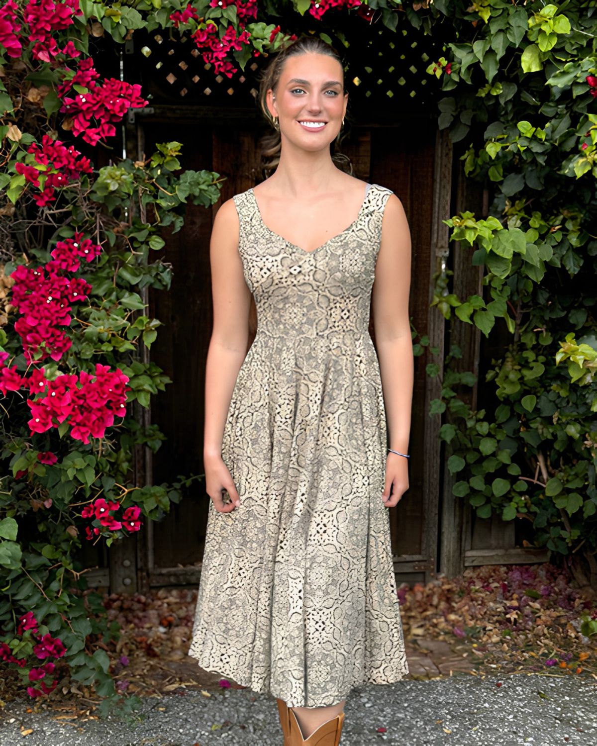 Sonnet Dress in Ballerina Print | Effie's Heart