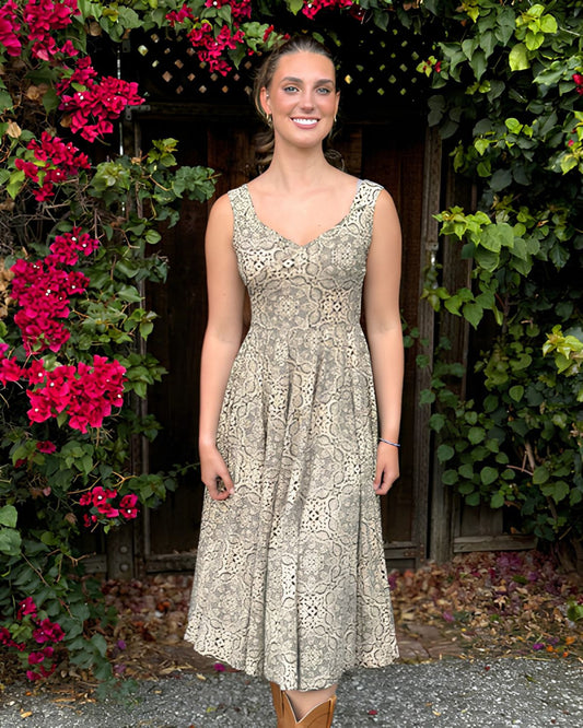 Sonnet Dress in Ballerina Print | Effie's Heart