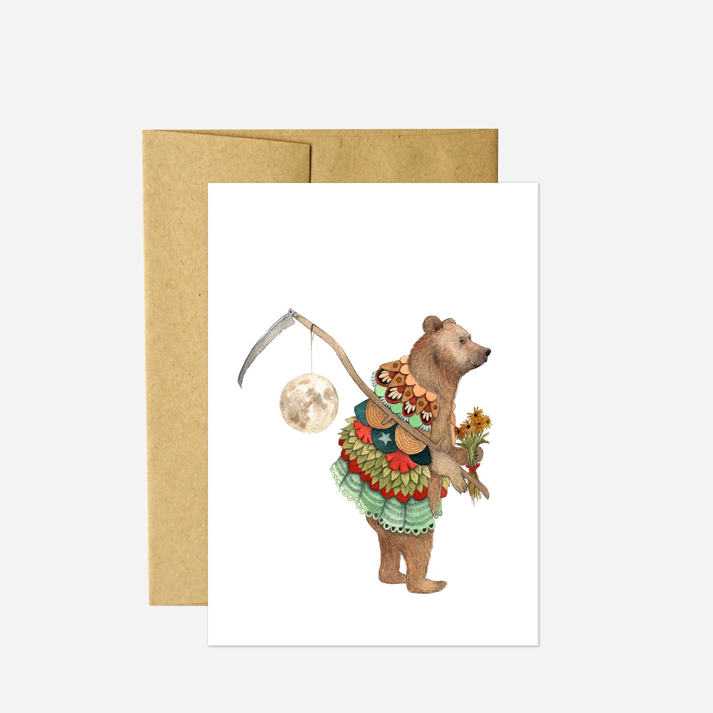 Luna at Harvest Card