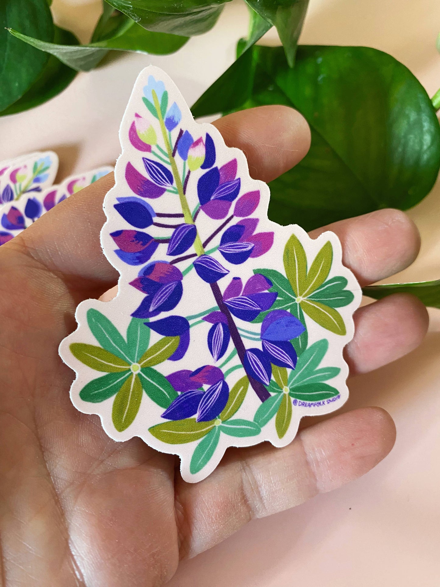 Lupine Flower Sticker