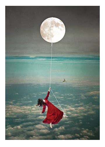 Tide to the Moon Greeting Card
