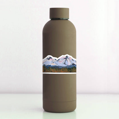 Three Sisters Panorama Bottle Wrap Vinyl Sticker
