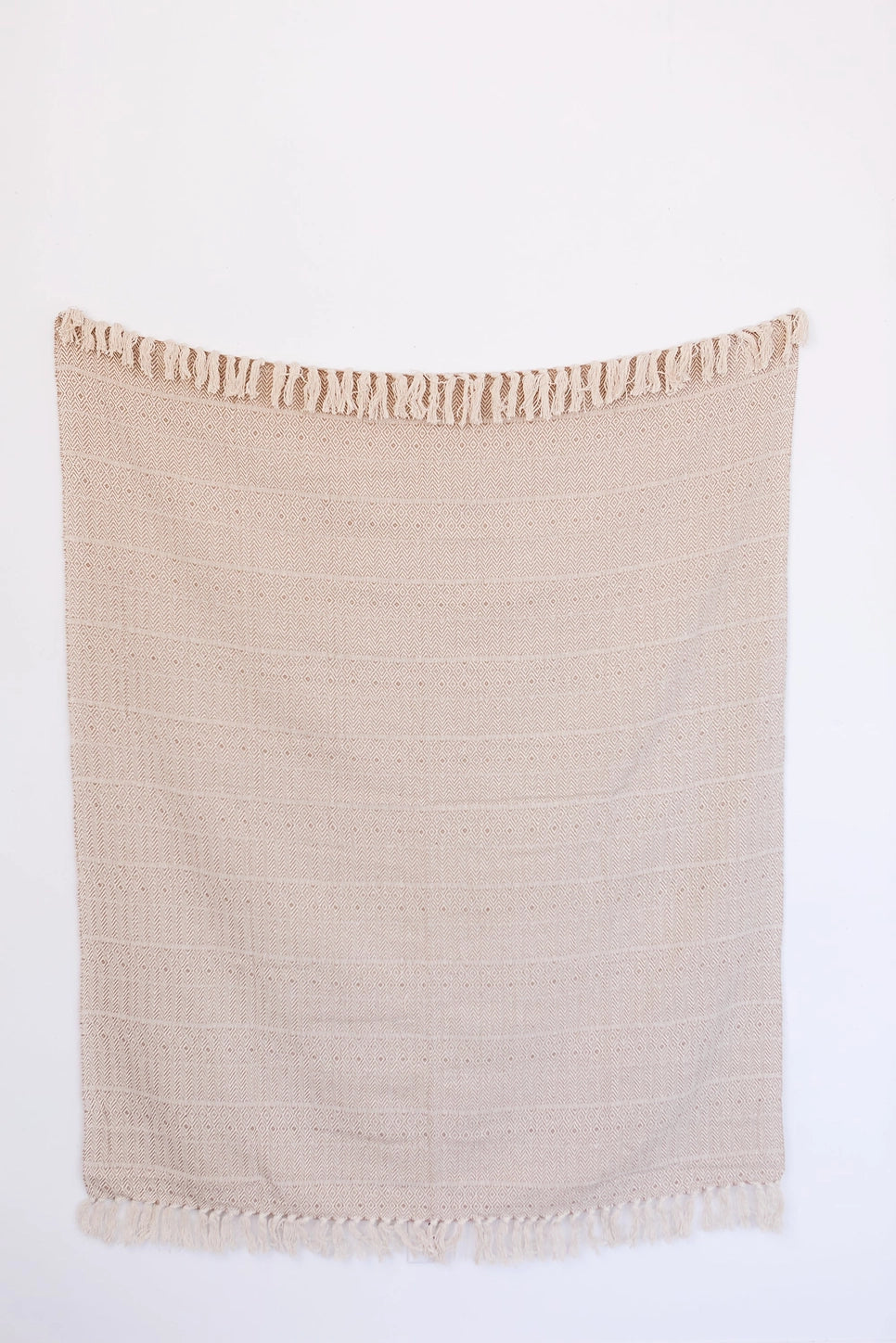 RR Taupe Diamond Throw