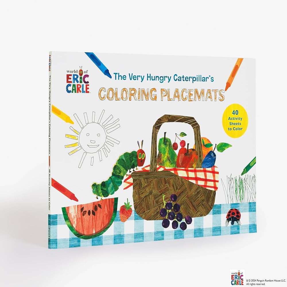 Very Hungry Coloring Placemats