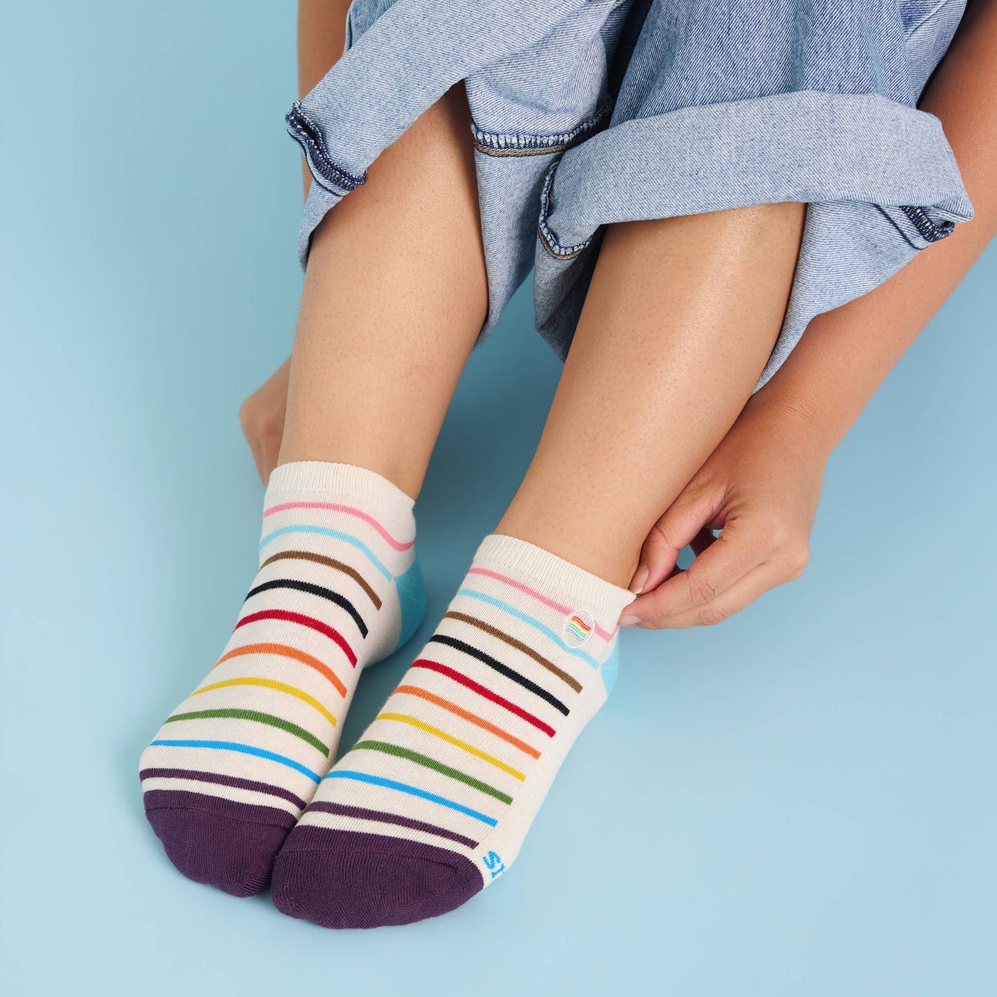 Ankle Socks that Save LGBTQ Lives | Pride Flag