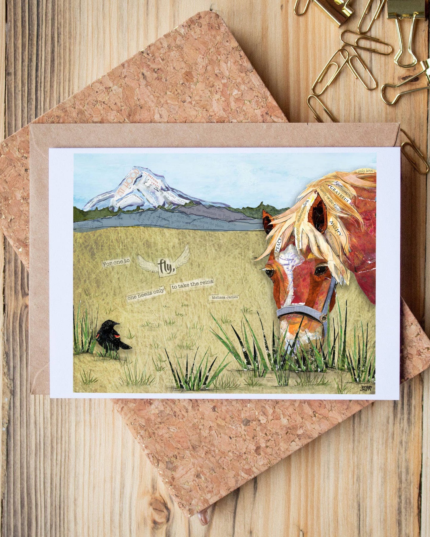 Hood Horse Greeting Card