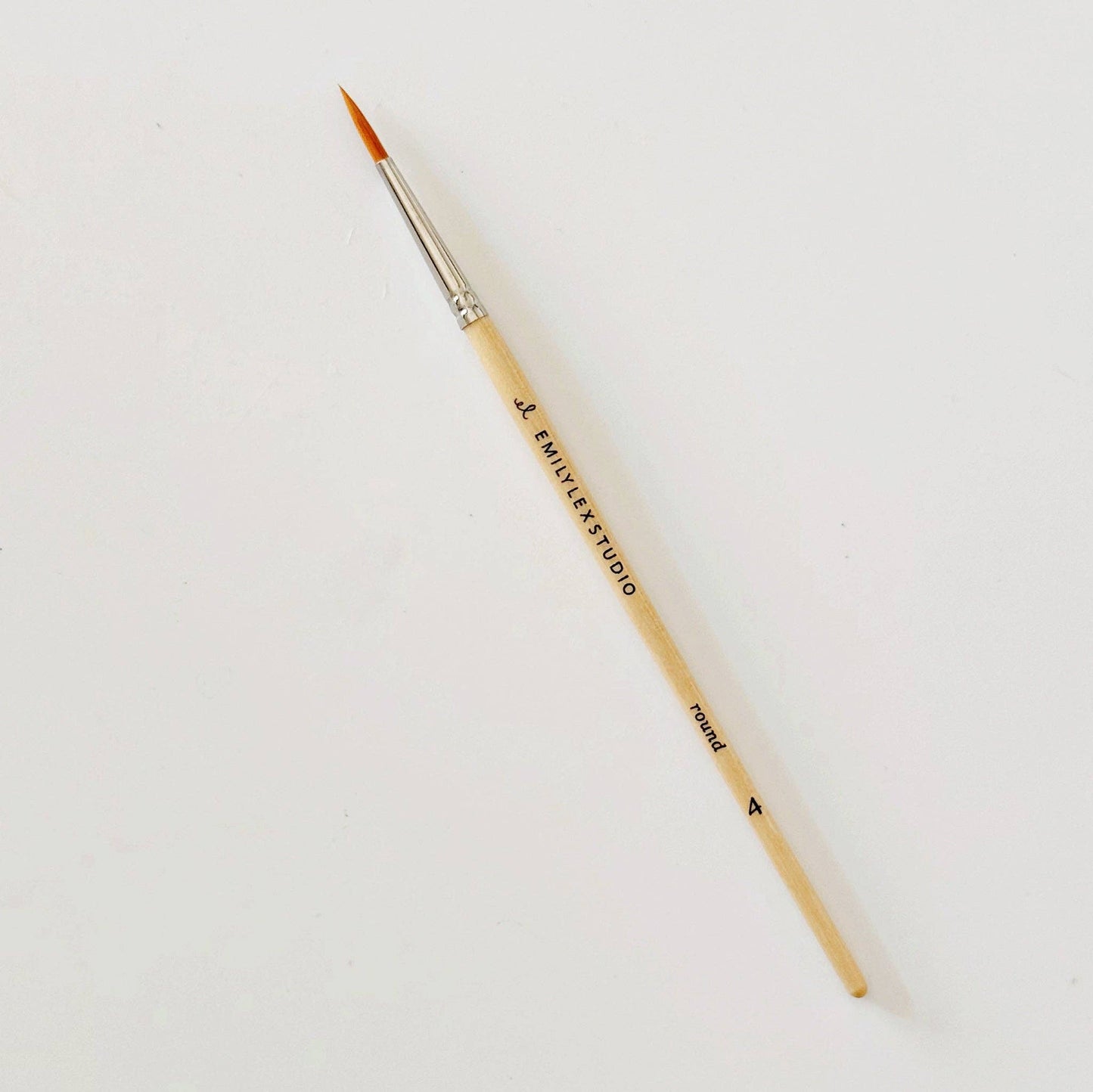 Set of Five Watercolor Paintbrushes
