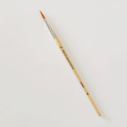 Set of Five Watercolor Paintbrushes