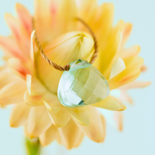 Breathe Blue Crystal Necklace