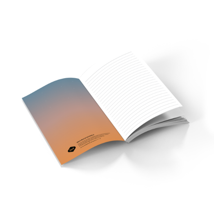Lupines  Soft Touch Layflat Notebook