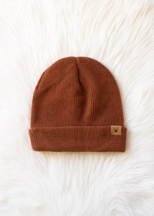 Brown Knit Beanie
