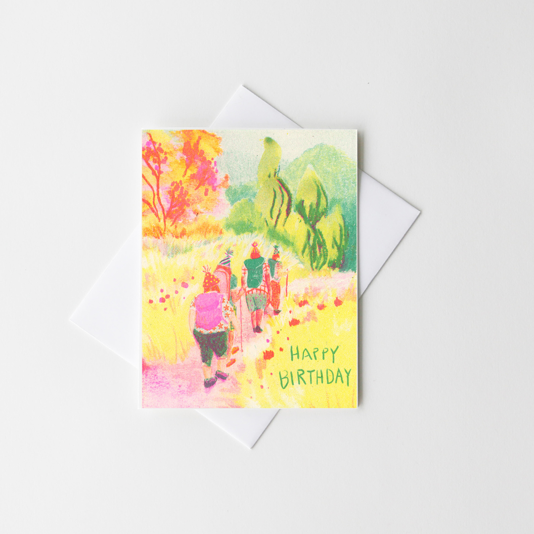 Birthday Hikers Card
