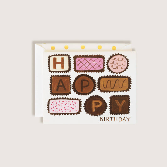 Happy Birthday Chocolates Card