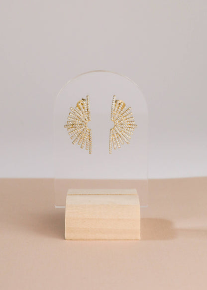Gold Celestial Sunburst Posts