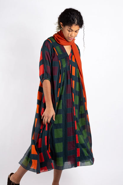 Skye Cotton Dress in Multi