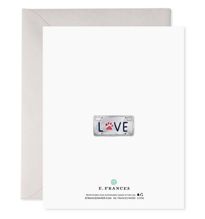 Co-Pilot Dog Sympathy Card