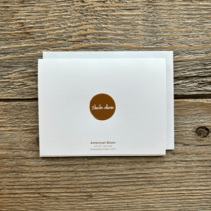 American Bison Card