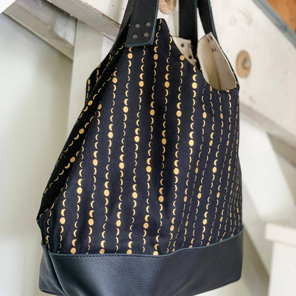 Convertible Tote in Dark Mooons
