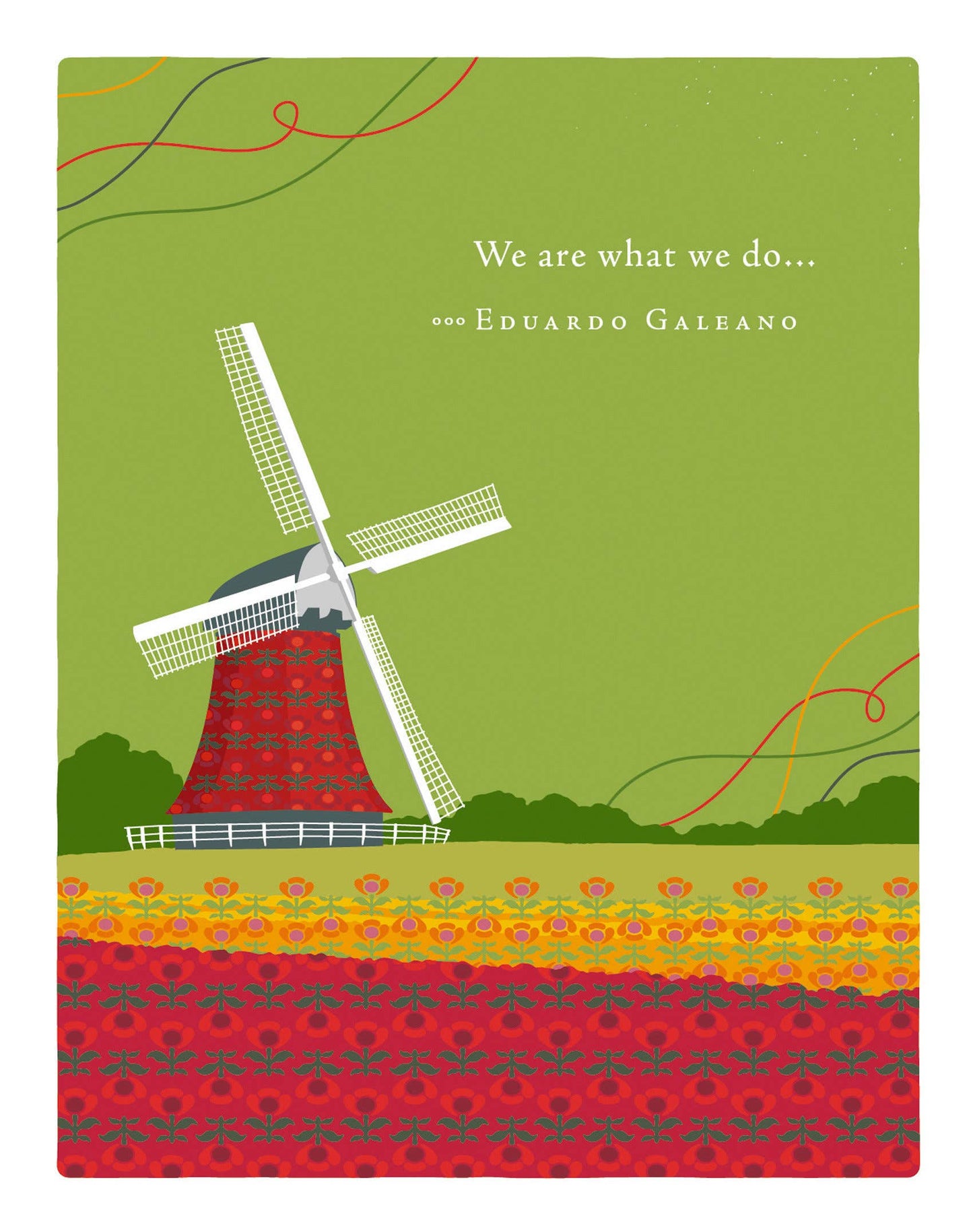 We Are What We Do Thank You Card