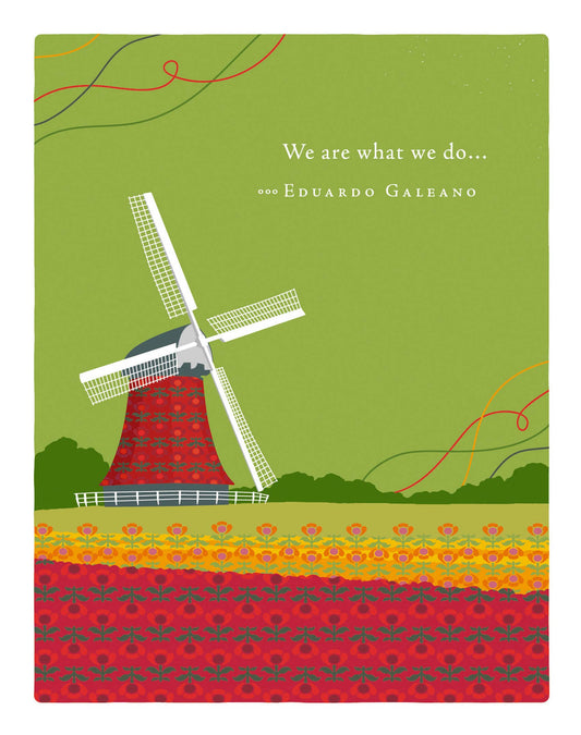 We Are What We Do Thank You Card