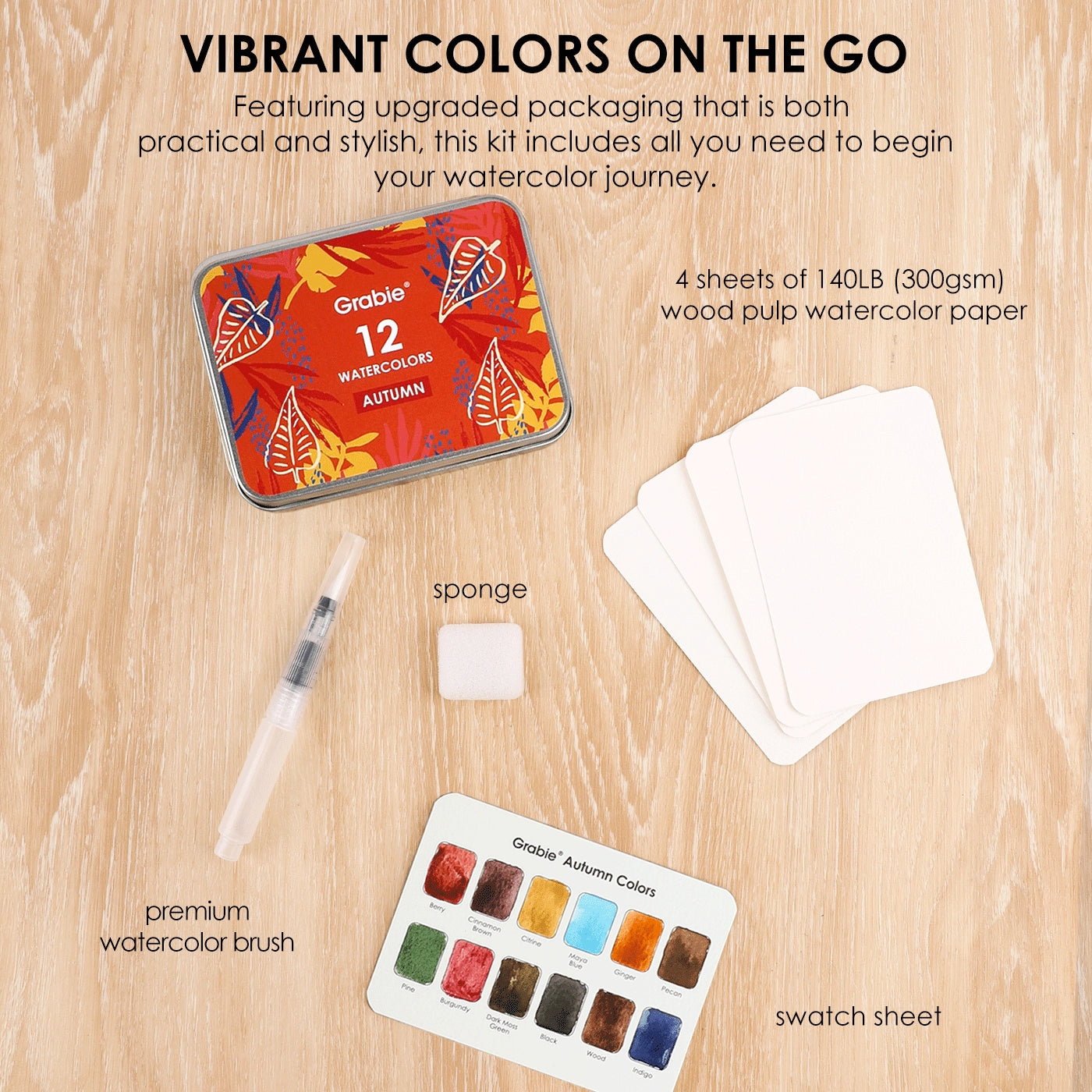 Autumn Pocket Watercolor Set