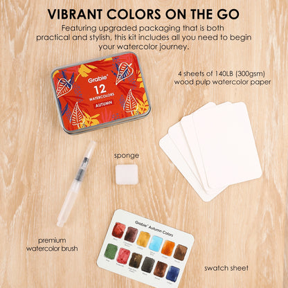 Autumn Pocket Watercolor Set
