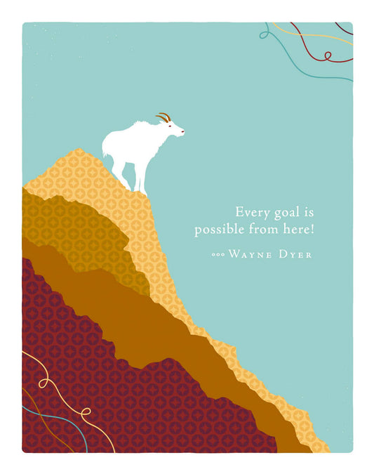 Every Goal is Possible Congratulations Card