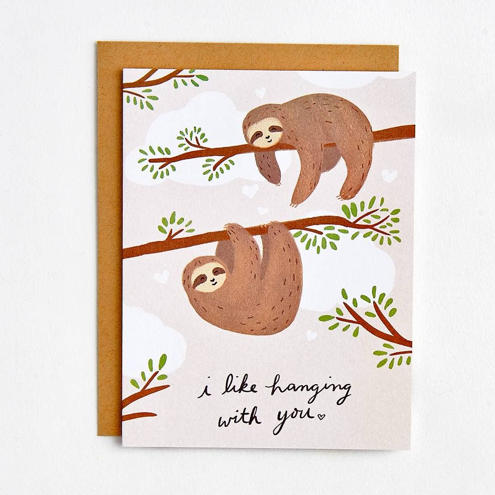 Sloths Love & Friendship Card