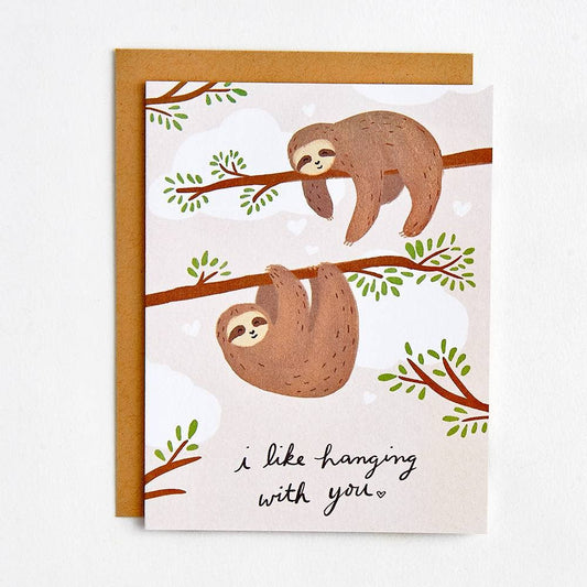 Sloths Love & Friendship Card